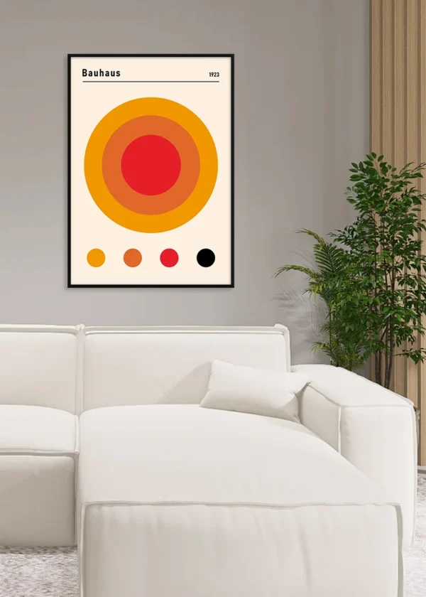 Plakat Bauhaus Słońce No1