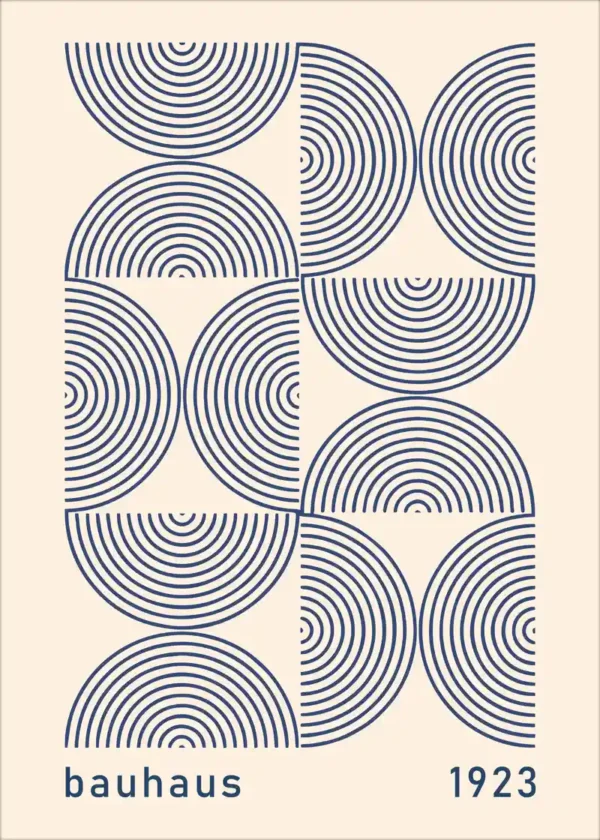 Plakat Bauhaus Geometric 1923