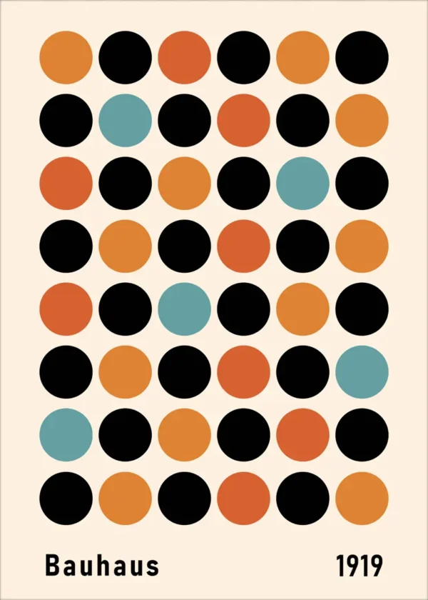 Plakat Bauhaus Kropki 1919