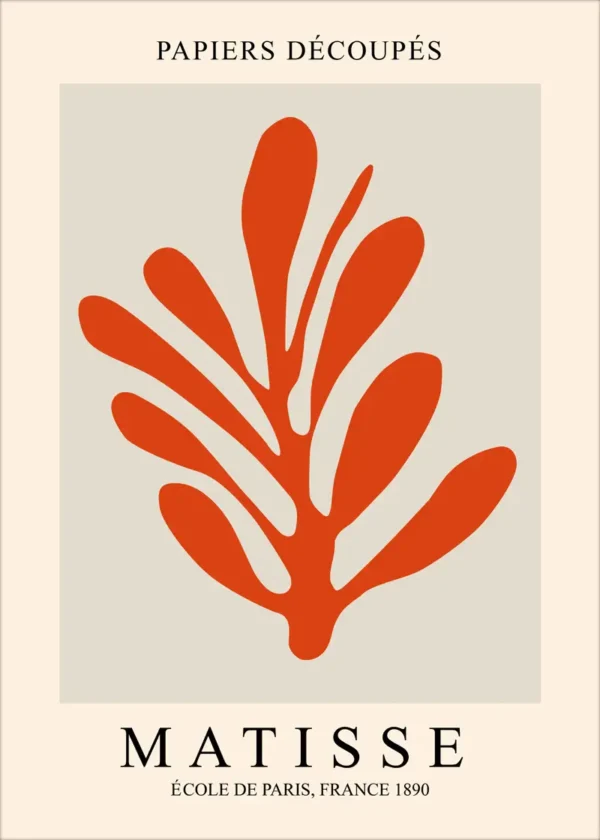 Plakat Matisse Red No5