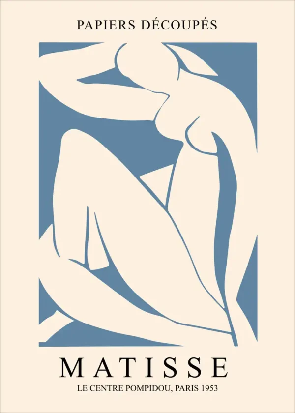 Plakat Matisse Akt Błękit
