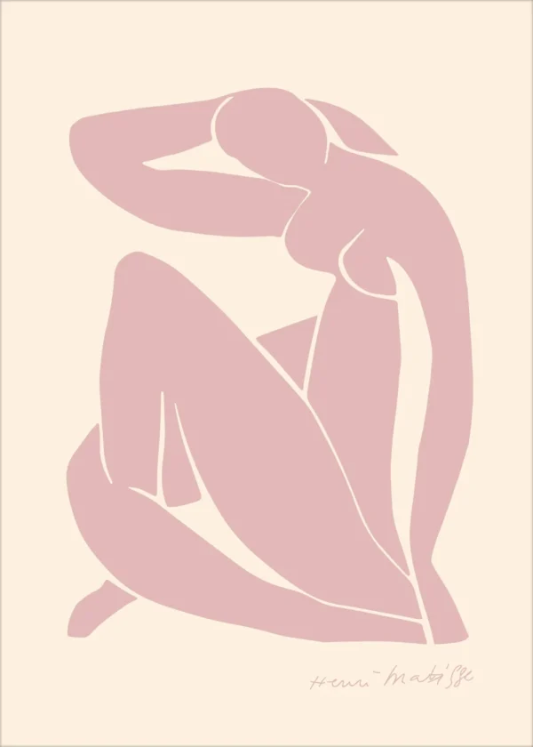 Plakat Matisse Pink Akt No2