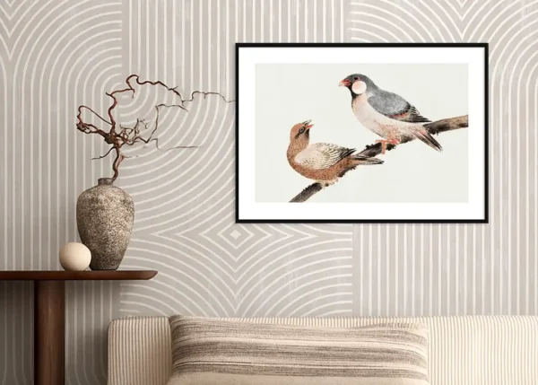 Plakat Ptaki Vintage