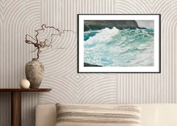 Ocean wybrzeże - wydruk na papierze