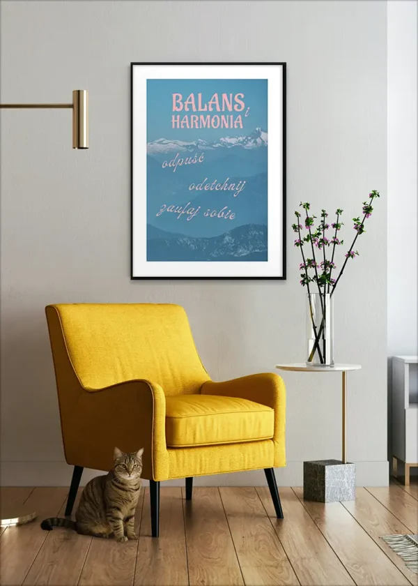 Plakat Balans i Harmonia