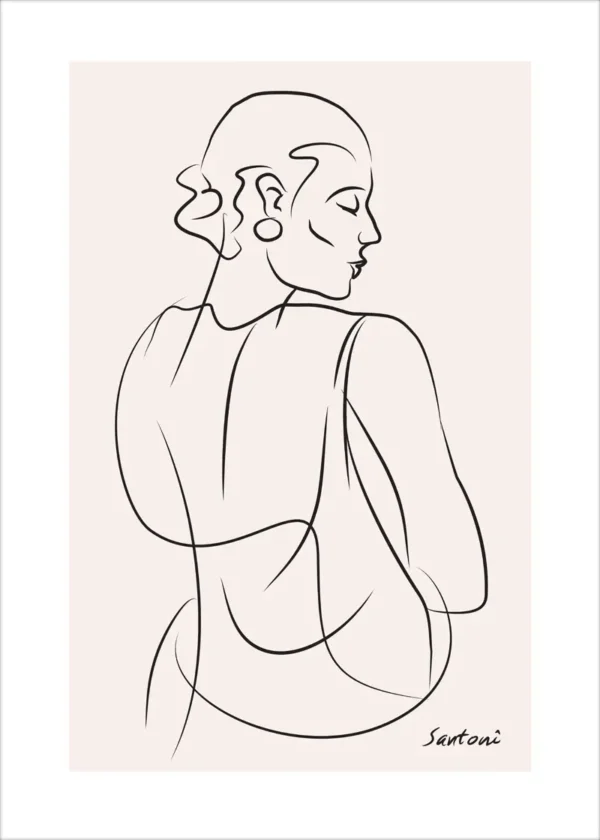 Plakat Woman Art Santoni No 5