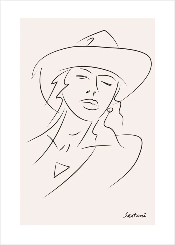 Plakat Woman Art Santoni No 3