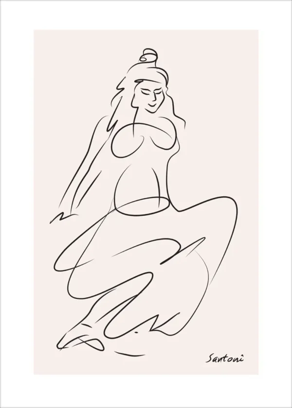 Plakat Woman Art Santoni No 2